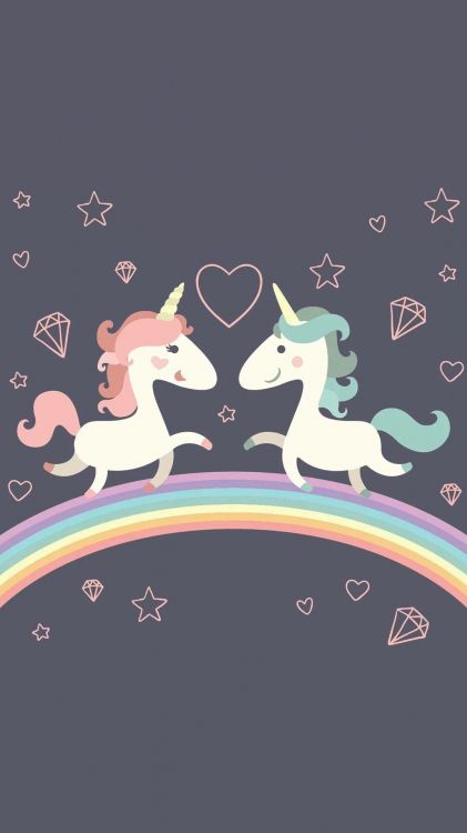 purple and white unicorn illustration