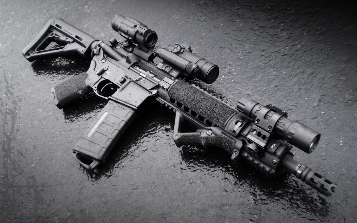 m4 Carbine, Feuerwaffe, Trigger, Gun Barrel, Airsoft Gun. Wallpaper in 2048x1280 Resolution