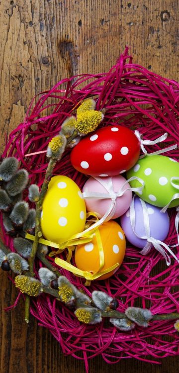 Huevo de Pascua, Planta Terrestre, Artes Creativas, Magenta, Pascua. Wallpaper in 1039x2160 Resolution