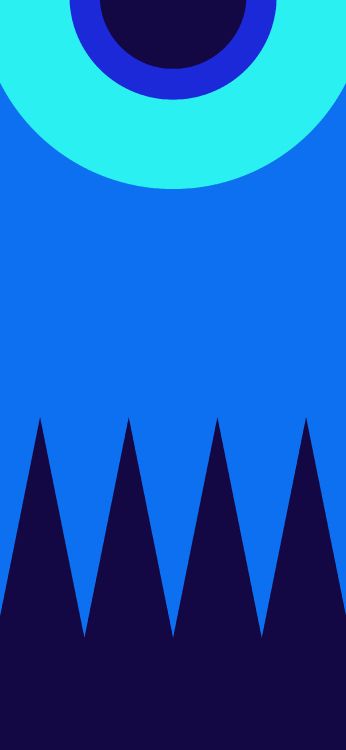 Kobaltblau, Kreis, Azure, Symmetrie, Dreieck. Wallpaper in 2250x4872 Resolution