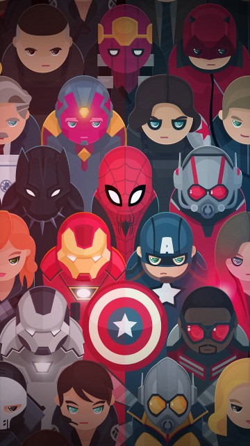 Image cute avengers, iron man, Avengers, marvel comics, superhero