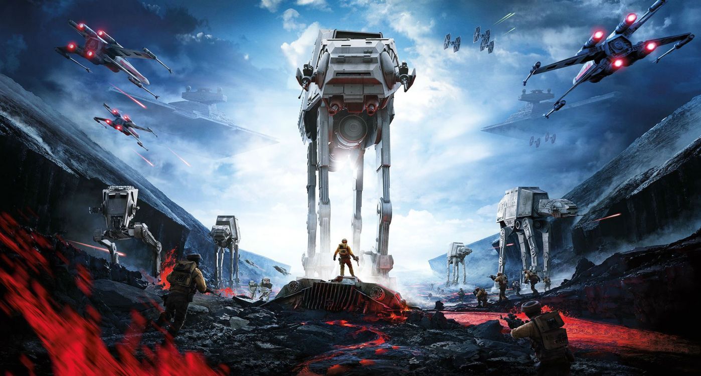 Star Wars, Star Wars Battlefront, Himmel, Electronic Arts, Maschine. Wallpaper in 2560x1373 Resolution