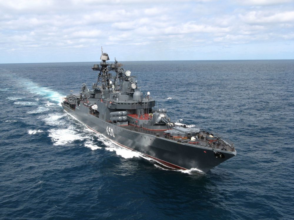 la Armada Rusa, Destructora, Buque de Guerra de La, Naval, Buque. Wallpaper in 4000x3000 Resolution