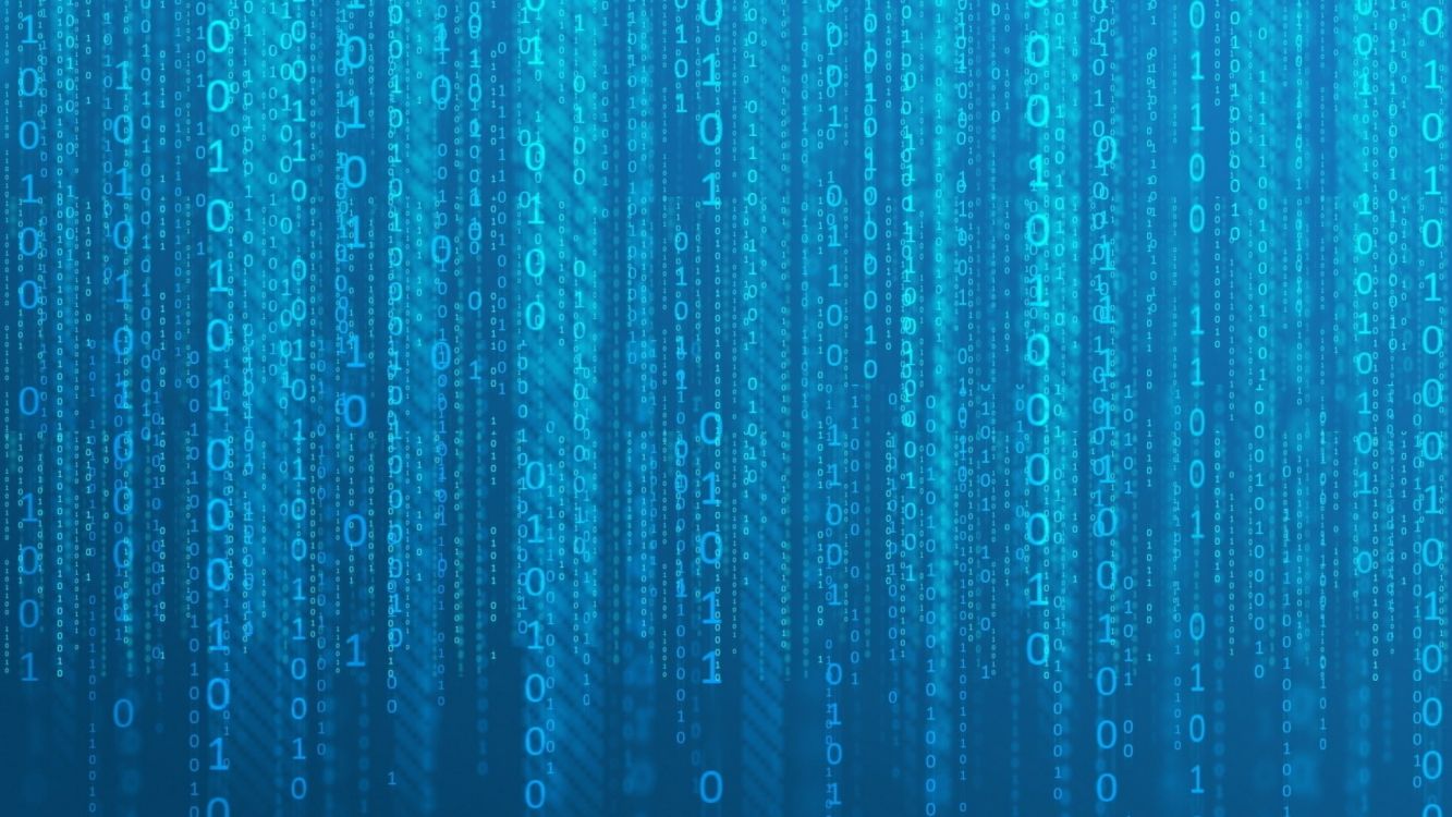 Peinture Abstraite Bleue et Noire. Wallpaper in 2048x1152 Resolution