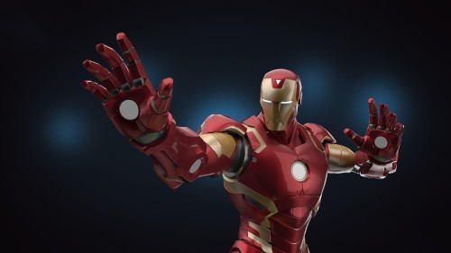 Image Marvel vs Capcom Infinite, iron man, superhero, action figure, gesture