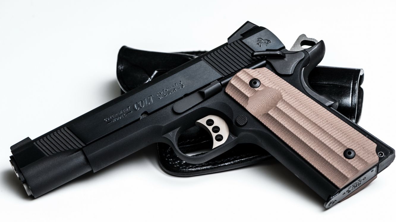 M1911手枪, 枪, 枪支, 触发器, 空气枪 壁纸 2560x1440 允许