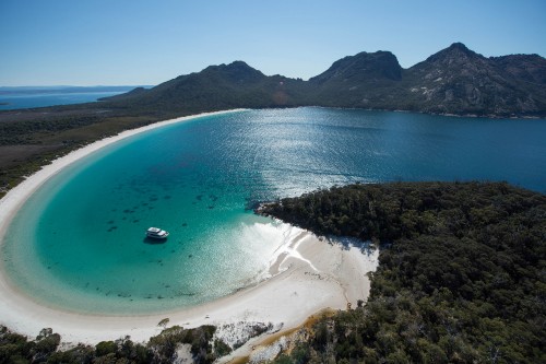 Image aerial view of blue sea during daytime