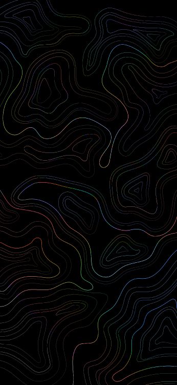 分形技术, 棕色, 艺术, 电蓝色的, 视觉艺术 壁纸 2250x4872 允许