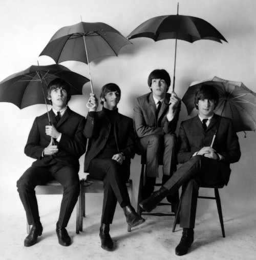 Image John Lennon, The Beatles, snapshot, monochrome, drama