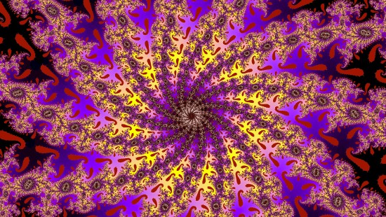 Image black and pink floral textile