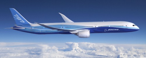 Image white and blue airplane under blue sky during daytime