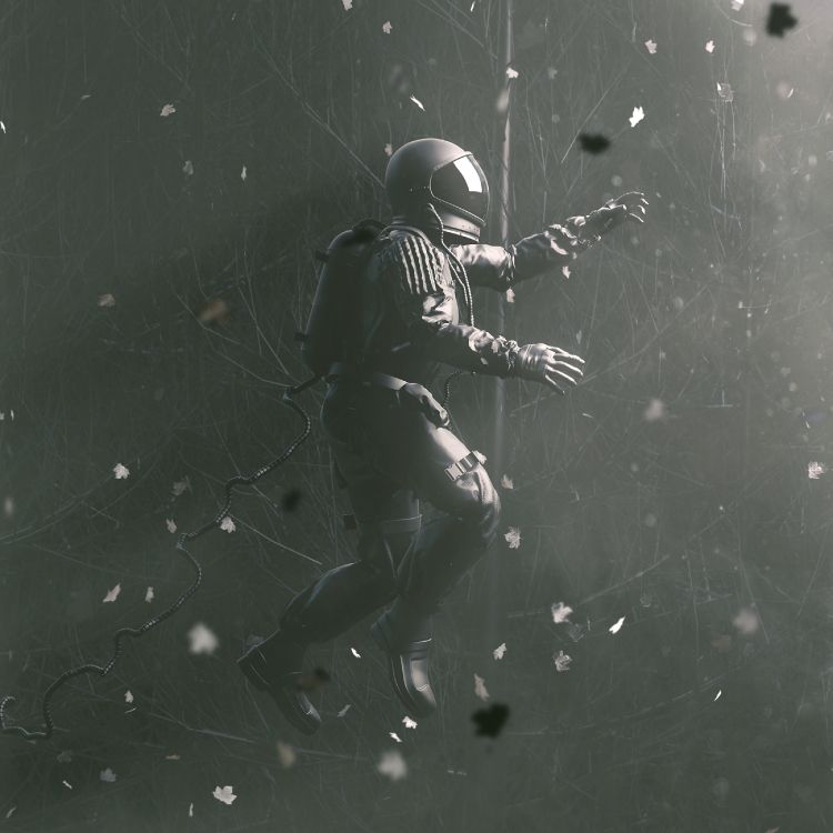 black and white helmet on black surface