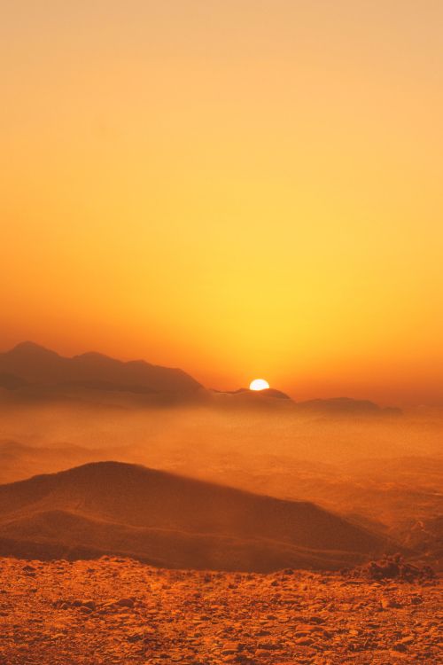 Lever, Horizon, Afterglow, Orange, Matin. Wallpaper in 4000x6000 Resolution