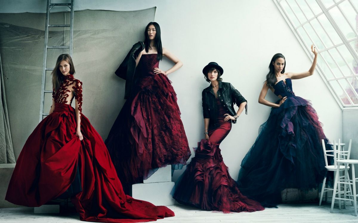 Vogue, Modèle, Robe, Modèle de Mode, la Haute Couture. Wallpaper in 1920x1200 Resolution