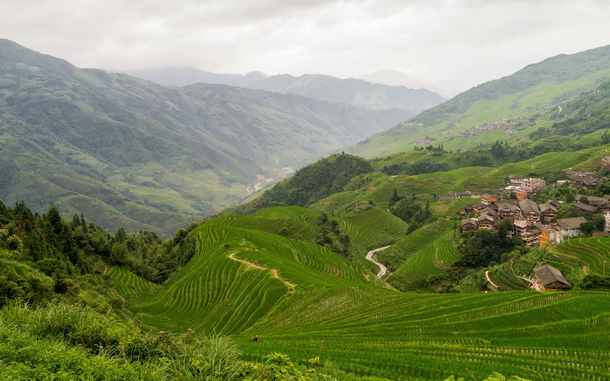 green mountains under white sky during daytime