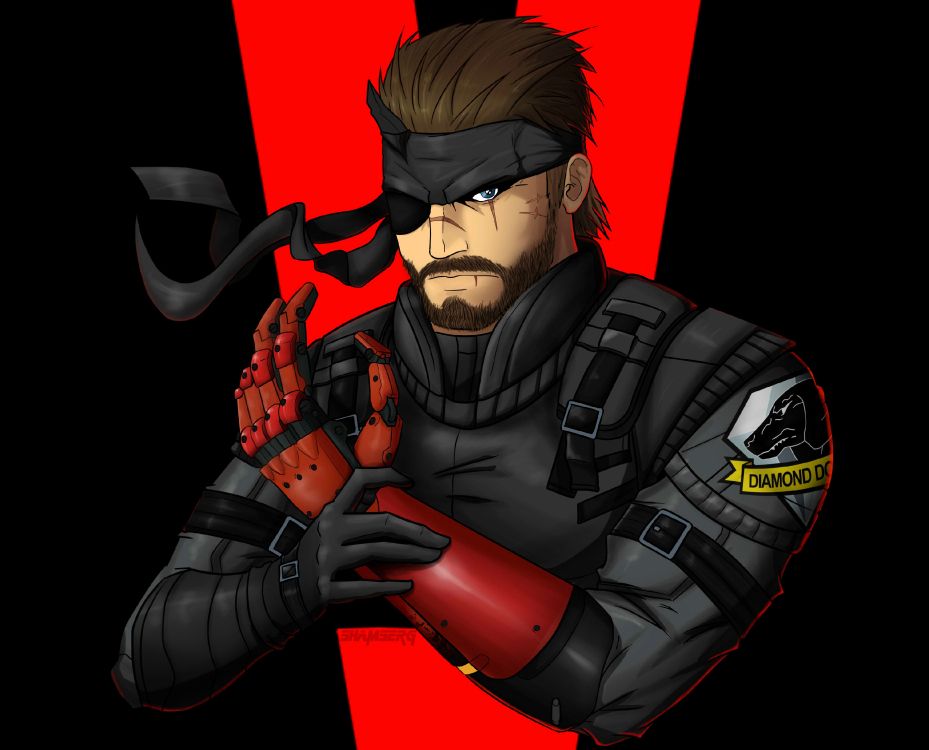 fictional character, cartoon, illustration, art, The Phantom Pain