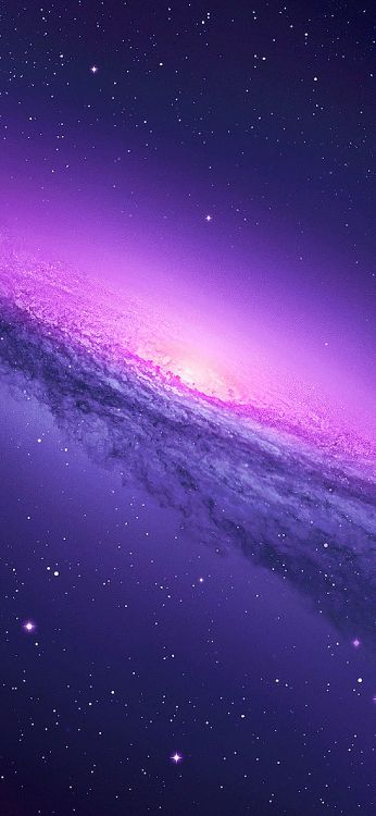 Purple and White Sky During Night Time. Wallpaper in 1242x2688 Resolution