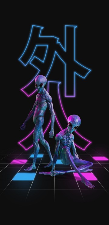 Image extraterrestrial life, plant, purple, tree, violet