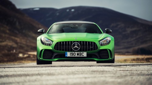 Image green mercedes benz car on road during daytime