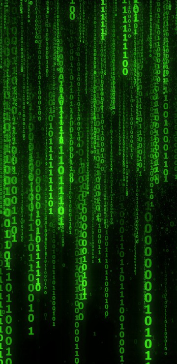 Image matrix, matrix digital rain, green, colorfulness, text