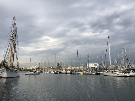 Wallpaper Marina, Water, Sail, Mast, Boat, Background - Download Free Image