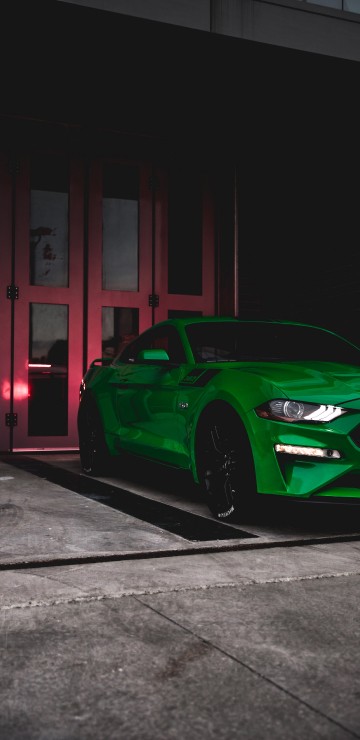 Image cool green mustang, ford mustang, sports car, shelby mustang, ford