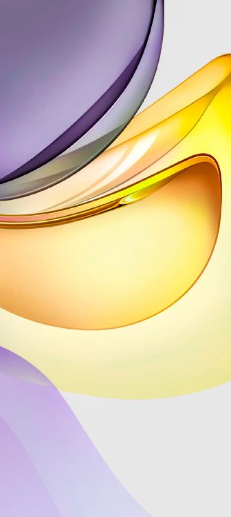 Orange, Huawei Mate 10 Pro, Vivant, Art, Ligne. Wallpaper in 1080x2408 Resolution