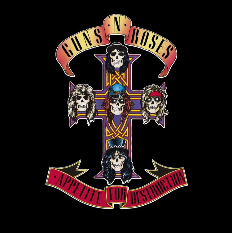Appetit Auf Zerstörung, Guns N Roses, Hardrock, Album, Illustration. Wallpaper in 3000x3002 Resolution