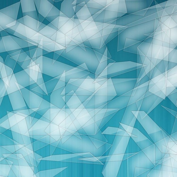 Art Abstrait Bleu et Blanc. Wallpaper in 2048x2048 Resolution