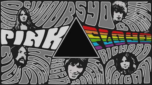 Image Pink Floyd, rock, art, graphic design, street art