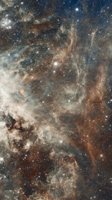 Image blue and white galaxy illustration
