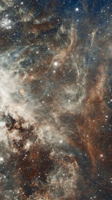 Image blue and white galaxy illustration