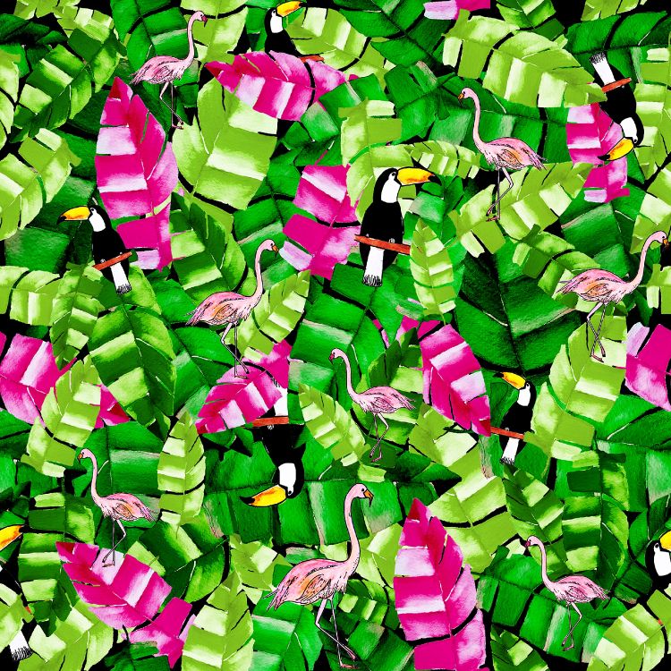 Verde, Pétalo, Patrón, Trópicos, Diseño. Wallpaper in 2800x2800 Resolution