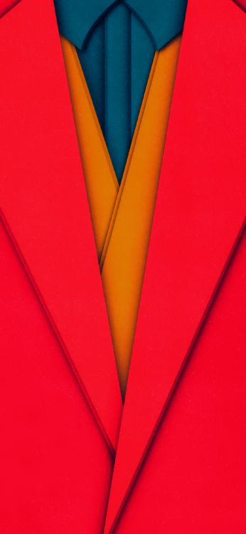 Naranja, Triangulo, Rosa, Ambar, Magenta. Wallpaper in 1170x2535 Resolution