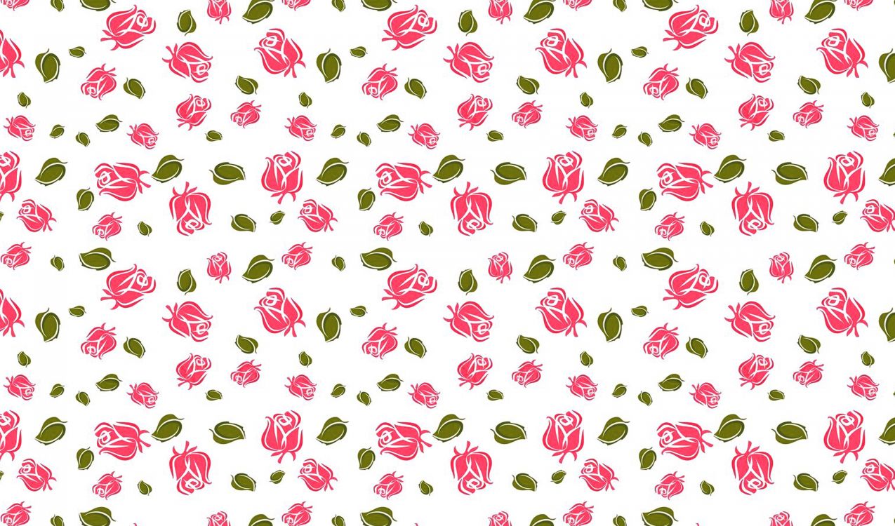 Weiße Rosa Und Grüne Herzen Und Herzen Illustration. Wallpaper in 3402x2000 Resolution