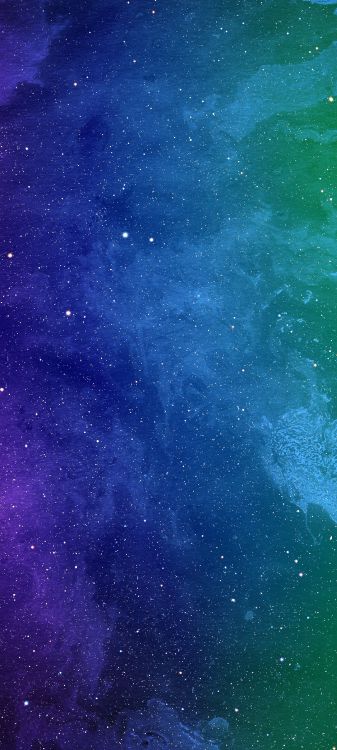 Azure, Peinture, Objet Astronomique, Sciences, Galaxie. Wallpaper in 1080x2400 Resolution