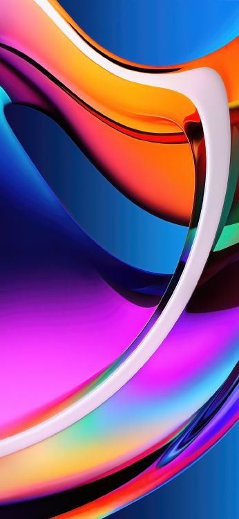 Manzana, Ios, Luz, Azure, Morado. Wallpaper in 1080x2340 Resolution