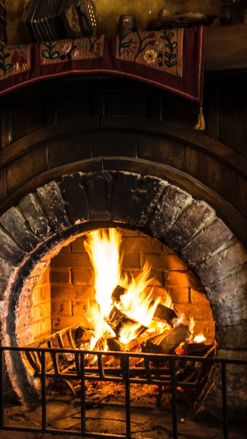 Image fireplace, electric fireplace, hearth, fireplace music, stove