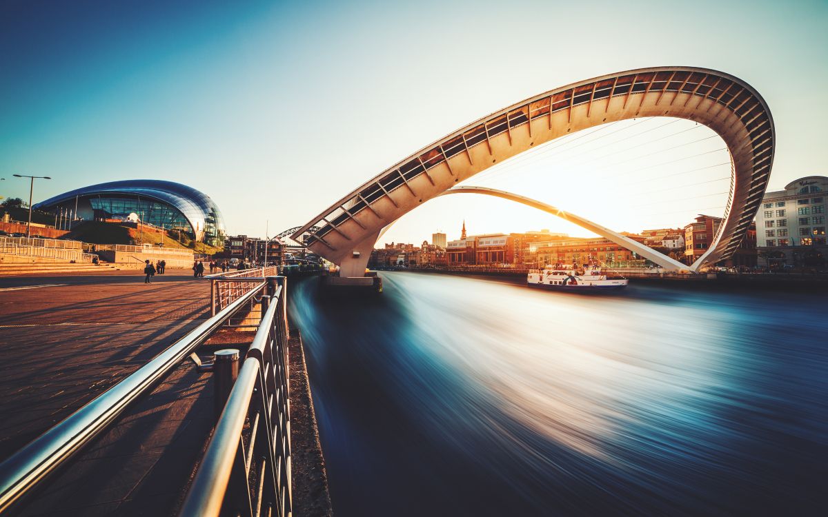 bridge over river during daytime