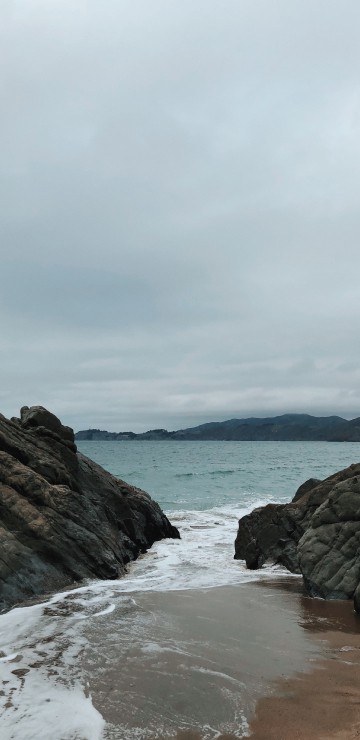 Image sea, coast, body of water, rock, shore
