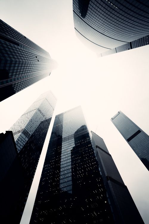 Gratte-ciel, Architecture, Bâtiment, Immeuble de Grande Hauteur, la Journée. Wallpaper in 2400x3600 Resolution