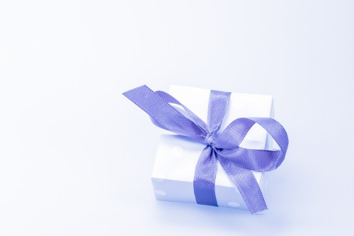 Image gift, Gift card, gift wrapping, ribbon, blue