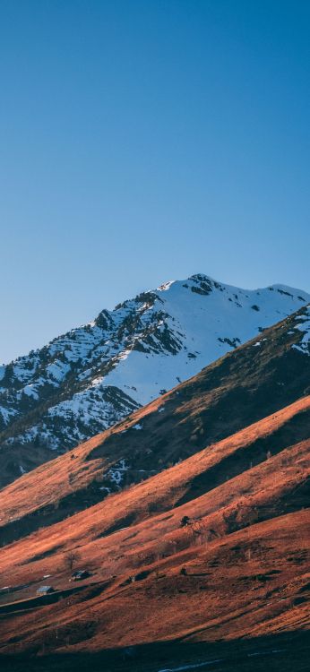 Nieve, Naturaleza, Montaña, Colina, Invierno. Wallpaper in 1797x3889 Resolution