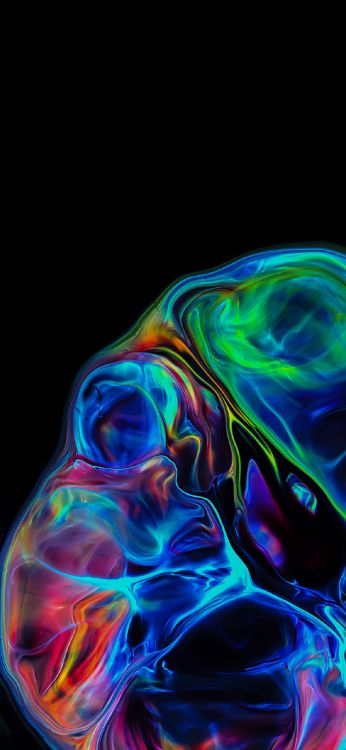 Fractal Art, Colorfulness, Blue, Electric Blue, Aqua. Wallpaper in 1183x2560 Resolution