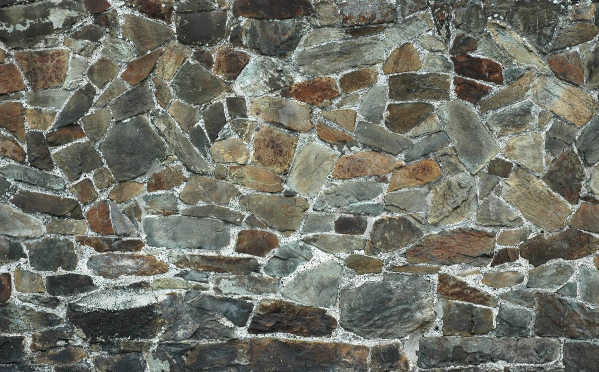 Mur de Briques Brunes et Grises. Wallpaper in 3008x1868 Resolution