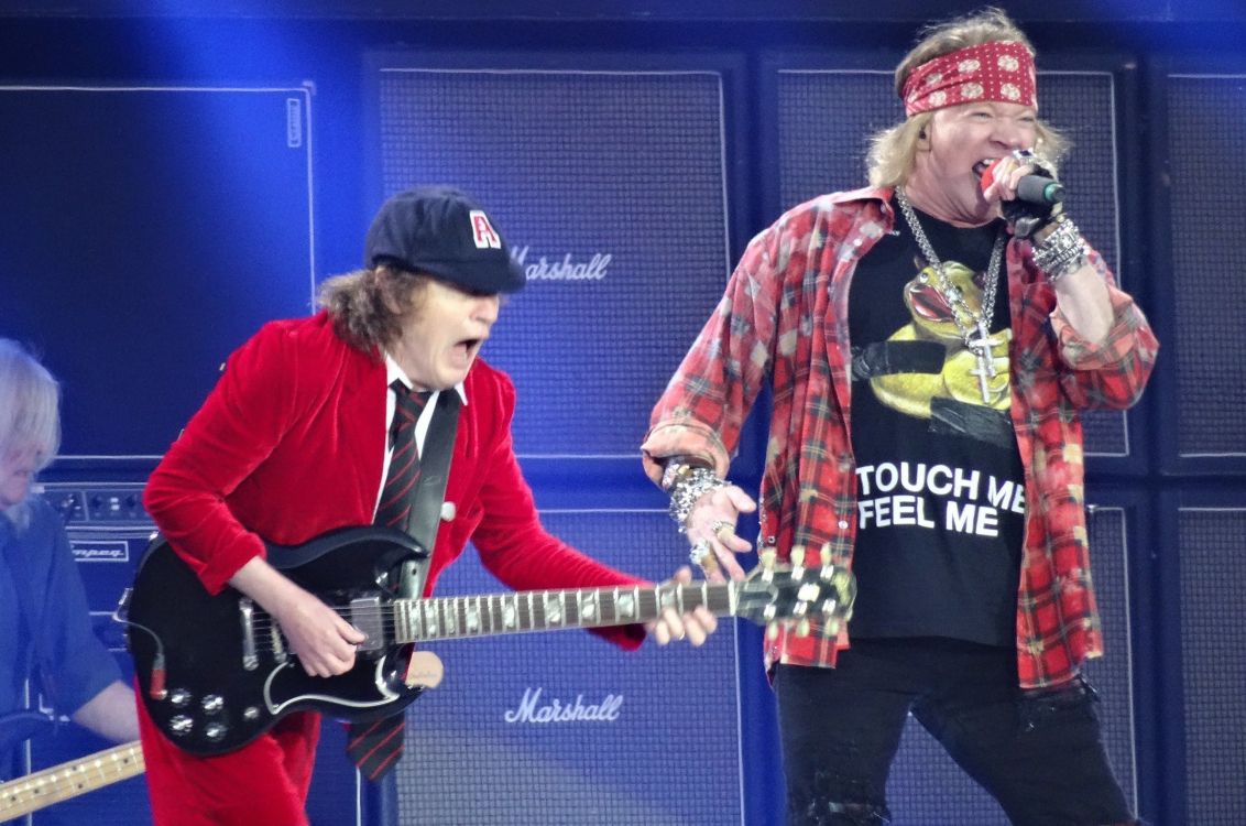 ac Dc, Guns N Roses, Performance, Guitariste, Divertissement. Wallpaper in 2592x1716 Resolution