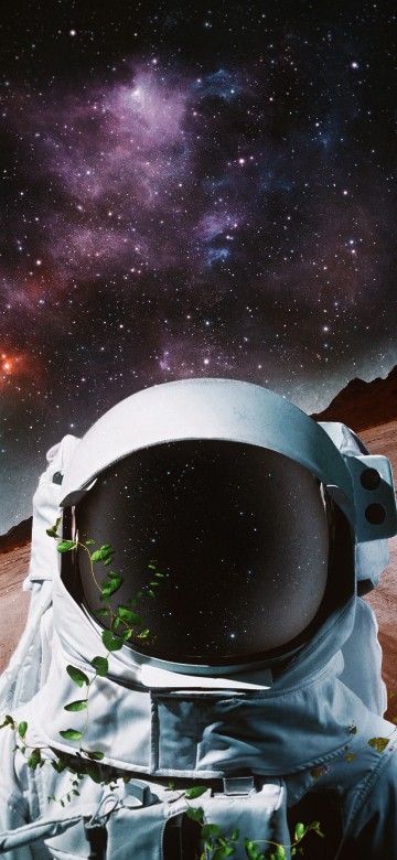 Image person in white and black jacket and black helmet