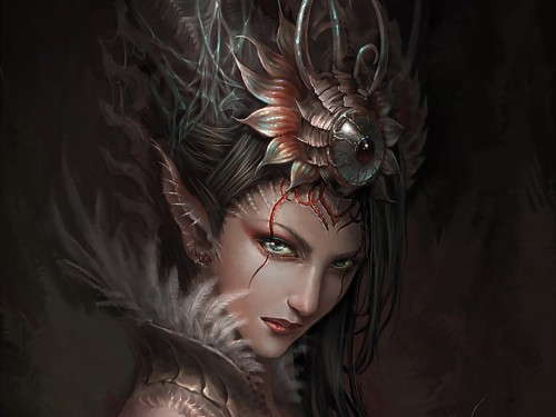 Image fantastic art, elf, fantasy, art, dark fantasy