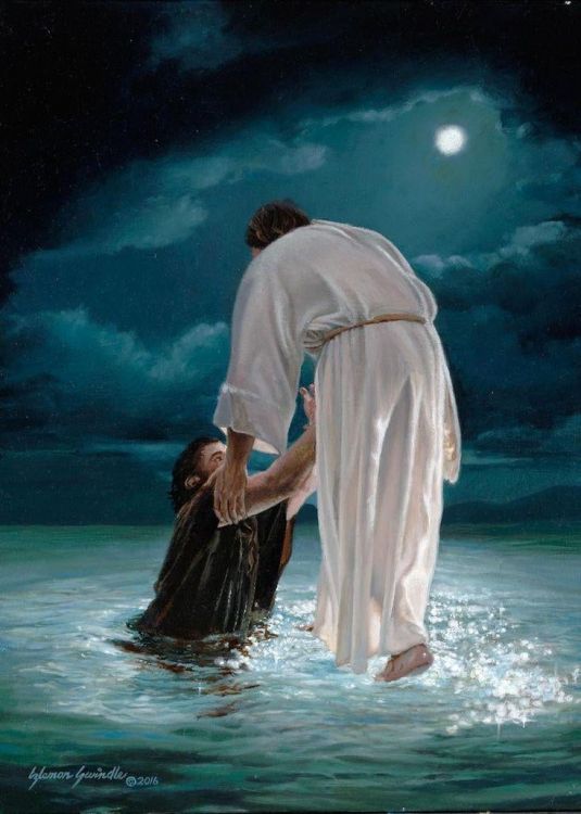 Jesus Hilft, Menschensohn Wunder Jesu, Heiliges Herz, Jesus Geht Auf Dem Wasser, Wasser. Wallpaper in 736x1030 Resolution