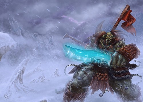 Image orc, mythology, illustration, games, art